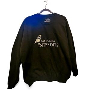Les Contes Interdits sweatshirt goth forbidden tales Edgar Allen Poe Raven 😀